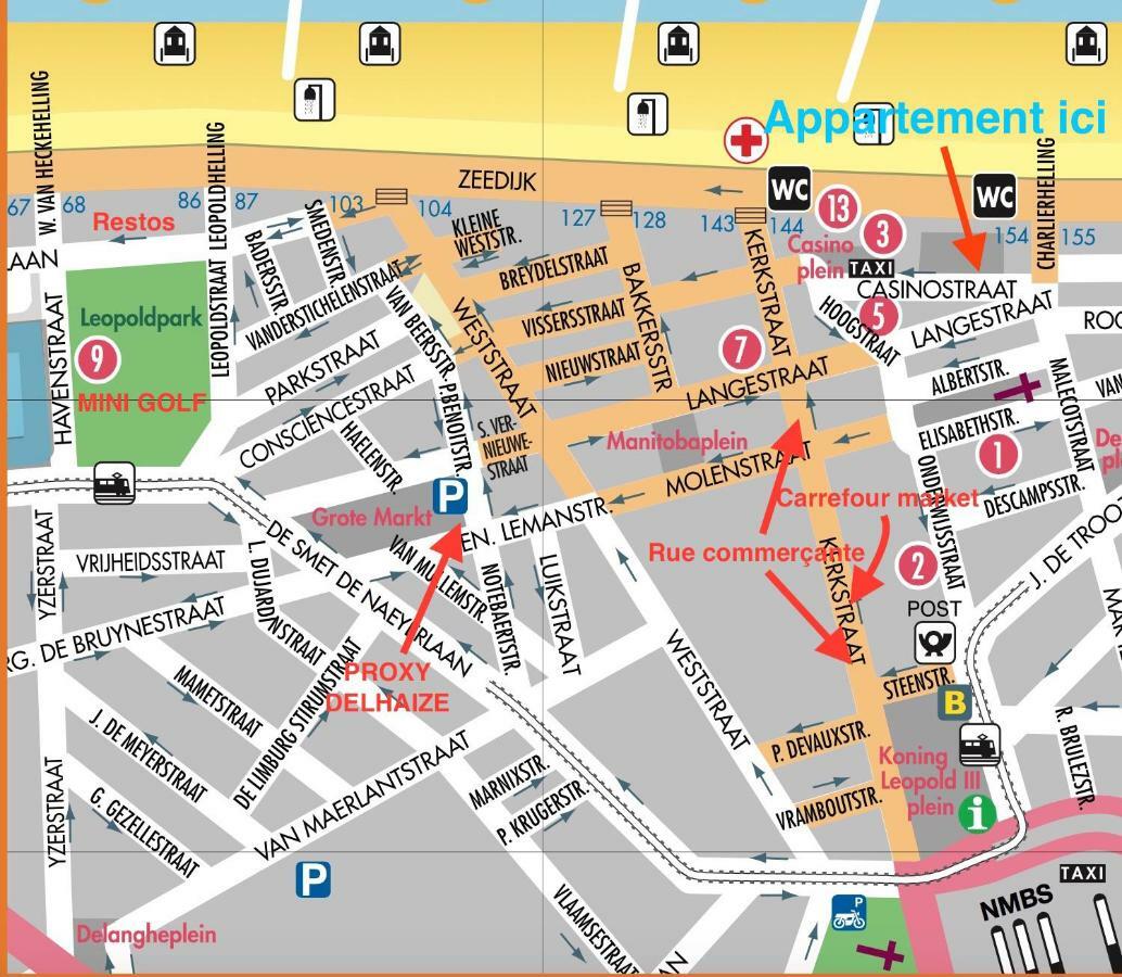 Апартаменти Casinostraat 16/67 Бланкенберге Екстер'єр фото